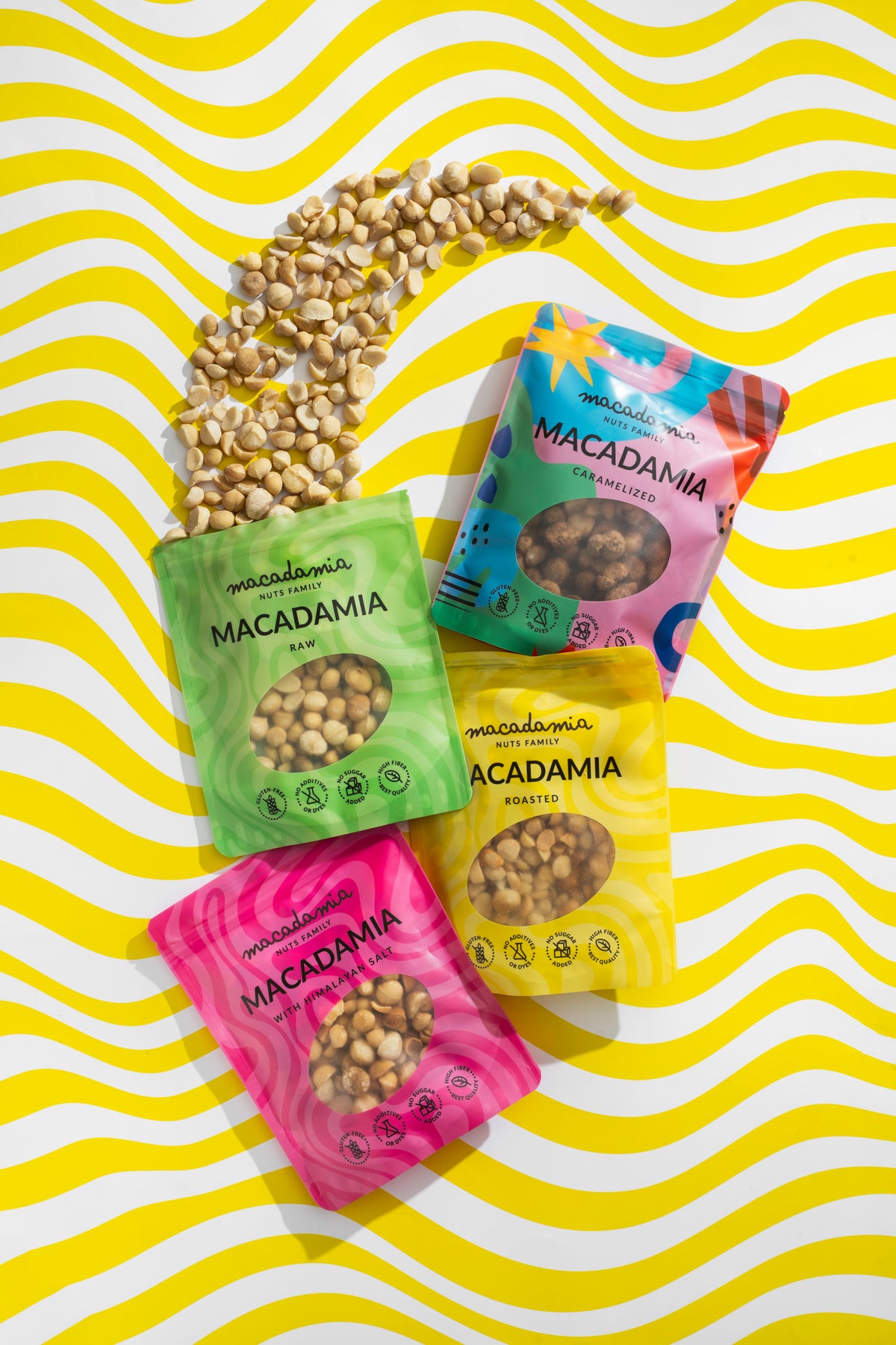 La macadamia, sous toutes ses formes.